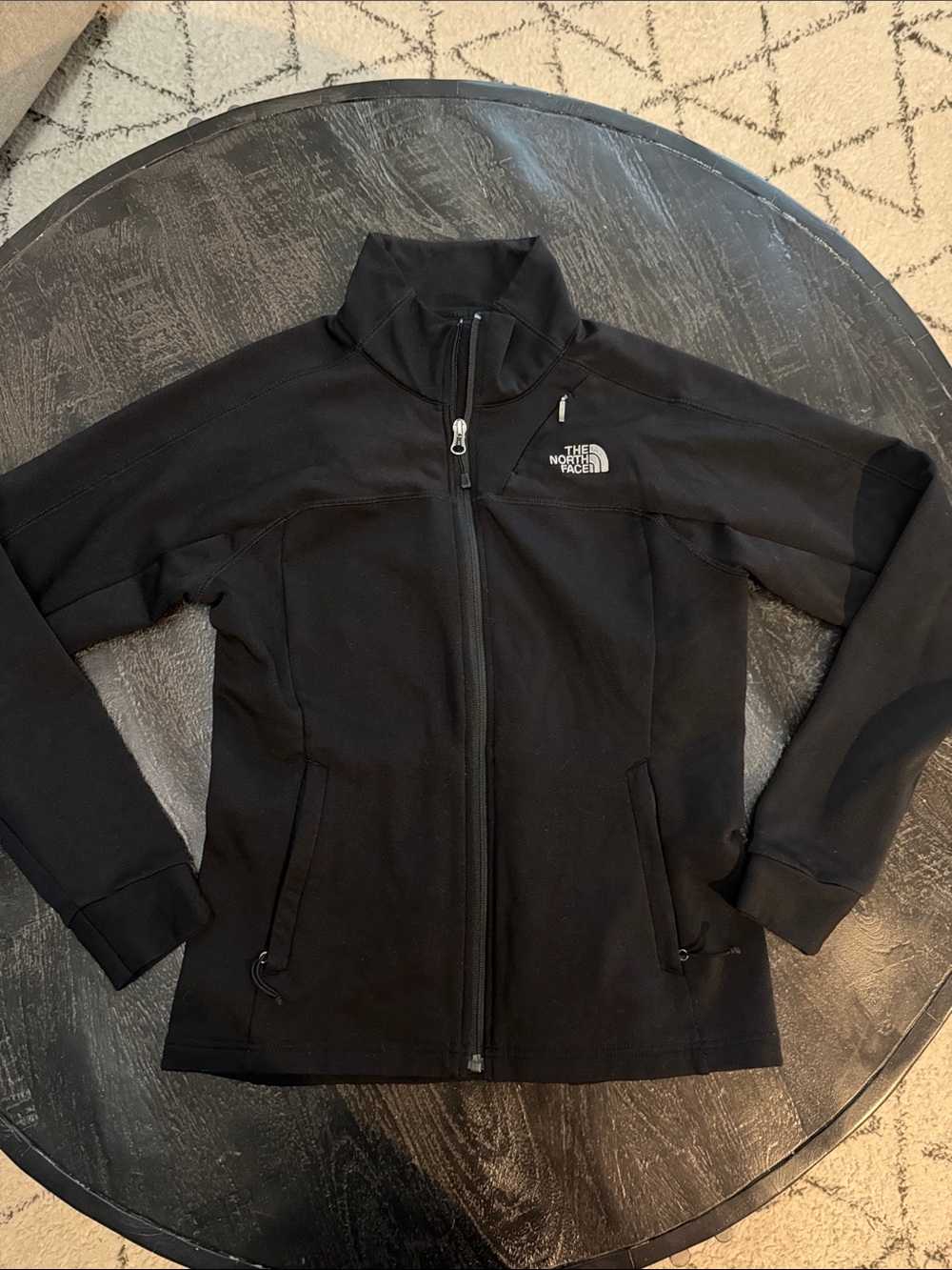 The North Face Women's Black Zip-Up Softshell Jacket